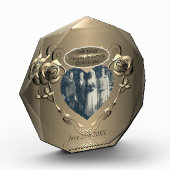 Bloc Photo 19ème/8ème anniversaire du Mariage de bronze(coule (Gauche)