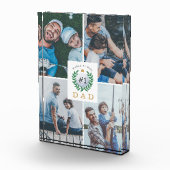 Bloc Photo #1 Papa, Happy Fête des pères Golf Thème Photo Col (Droite)