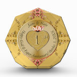 Bloc photo 1er/50e anniversaire du Mariage<br><div class="desc">Vous cherchez le bon bloc photo 50e ou 1er anniversaire de mariage? Alors peut-être une belle,  couleur ocre doré,  orné,  comme une répétition métallique,  et graphisme en pierres précieuses sera juste la chose à leur donner!</div>