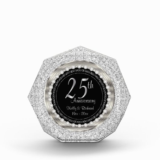 Bloc Photo 25e anniversaire du Mariage d'argent (Devant)