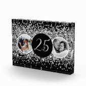Bloc Photo 2 Photo Anniversaire du Mariage Argent (Droite)