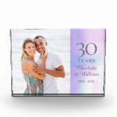 Bloc Photo 30e anniversaire de Mariage Elegant Pearl (Devant)