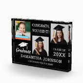 Bloc Photo 3 Collage photo Félicitations Grad 2025 Noir (Droite)