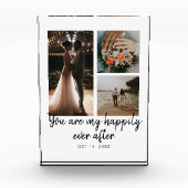 Bloc Photo 3 Photo Collage Citation de l'anniversaire du Mari (Devant)