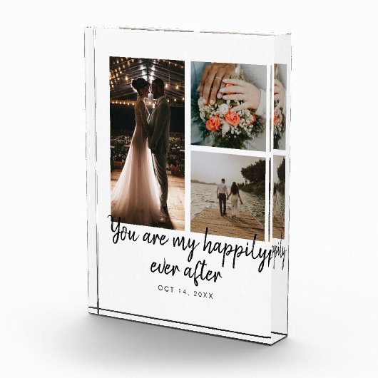 Bloc Photo 3 Photo Collage Citation de l'anniversaire du Mari (Droite)