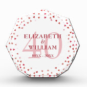 Bloc Photo 40e Anniversary Ruby Hearts (Devant)