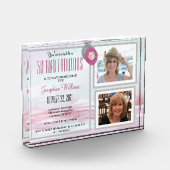 Bloc Photo 50 et Fabulous KEEPSAKE 50e fête d'anniversaire (Gauche)