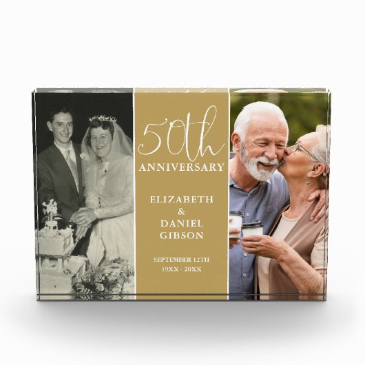 Bloc Photo 50e anniversaire du Mariage d'or 2 (Devant)