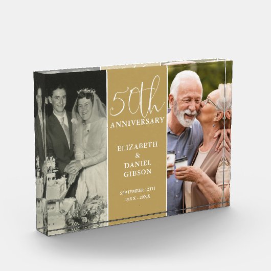 Bloc Photo 50e anniversaire du Mariage d'or 2 (Gauche)