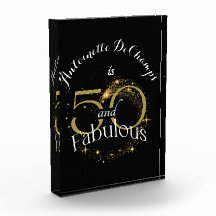50e Anniversaire Soirée Gold Noir 50 et Fabulous