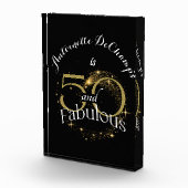 Bloc Photo 50e Anniversaire Soirée Gold Noir 50 et Fabulous (Droite)