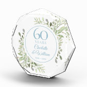 Bloc Photo 60e anniversaire Aquarelle Florale (Droite)