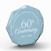 Bloc Photo 60e anniversaire de Mariage de diamant Confetti (Gauche)