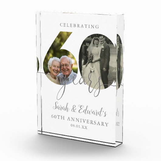 Bloc Photo 60ème anniversaire de Mariage 2 (Droite)