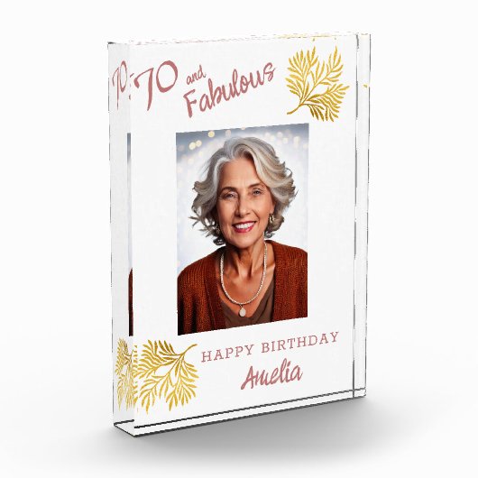 Bloc Photo 70 et Fabulous Foliage 70e anniversaire (Gauche)