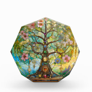 Bloc Photo 7 Chakra Fleurissant Arbre De Vie
