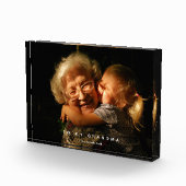 Bloc Photo À ma grand-mère personnalisée (Droite)