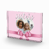 Bloc Photo A personalized heart template - sisters (Droite)