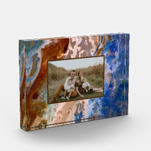 Bloc Photo Abstrait plage de sable motif motif en mousse d'ea