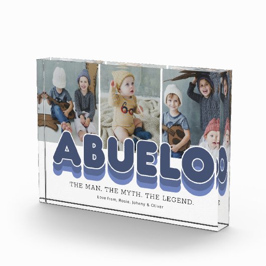 Bloc Photo Abuelo Man Myth Legend Photo Block (Droite)