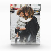 Bloc Photo Accueil Maman Script photo Noir Blanc Overlay (Devant)