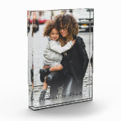 Bloc Photo Accueil Maman Script photo Noir Blanc Overlay (Gauche)