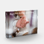 Bloc photo acrylique personnalisé du 18e anniversa (Gauche)