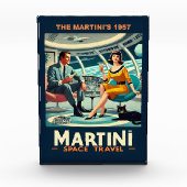 Bloc Photo Affiches de voyage spatiaux Martini Les Martini's (Devant)