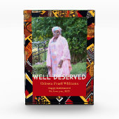 Bloc Photo African Tribal Patchwork Black Mom Retirement Gift (Devant)