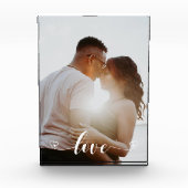 Bloc Photo Aimer Photo personnalisée Saint Valentin Anniversa (Devant)