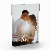Bloc Photo Aimer Photo personnalisée Saint Valentin Anniversa (Gauche)