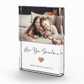 Bloc Photo Aimez-vous grand-mère| Script et coeur (Droite)