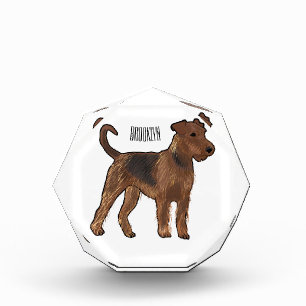 Bloc Photo Airedale terrier dog cartoon