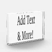 Bloc Photo Ajouter du texte et plus ! Customisez votre propre (Gauche)