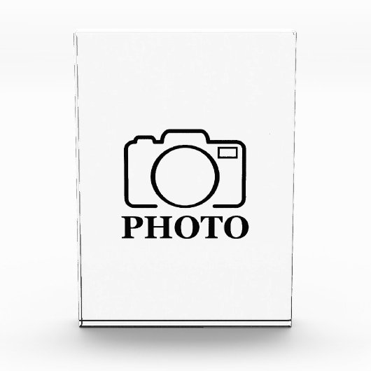 Bloc Photo Ajouter Mariage photo personnalisé Moderne Cute Él (Devant)