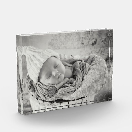 Bloc Photo Ajoutez la photo de votre bébé à cette boîte photo (Gauche)