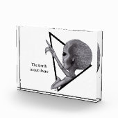 Bloc Photo Alien gris, la vérité est là (Droite)