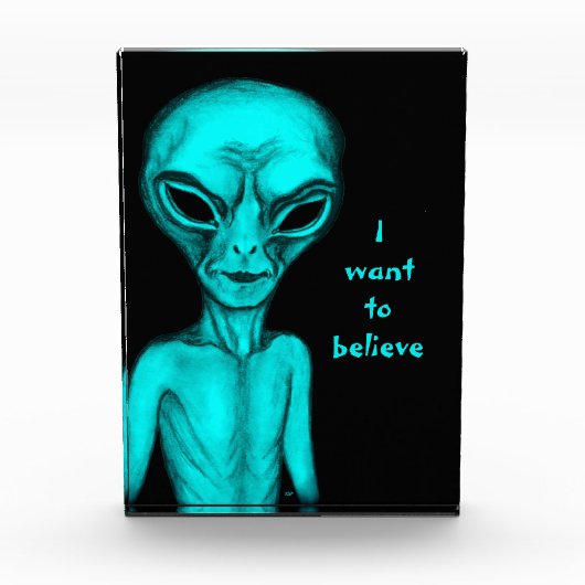 Bloc Photo Alien, je veux croire (Devant)