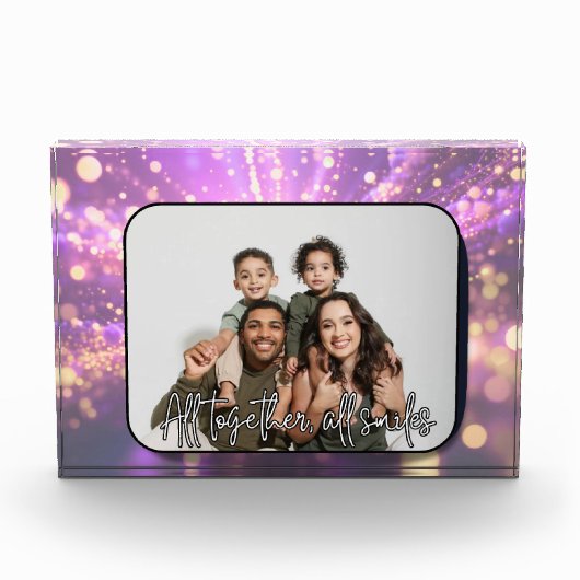 Bloc Photo All Together All Smiles Custom Photo Block (Devant)
