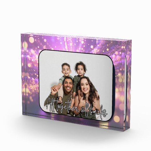 Bloc Photo All Together All Smiles Custom Photo Block (Droite)