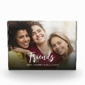 Bloc Photo Amis modernes personnalisés (Devant)