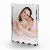 Bloc Photo Amour de superposition de script personnalisé (Droite)