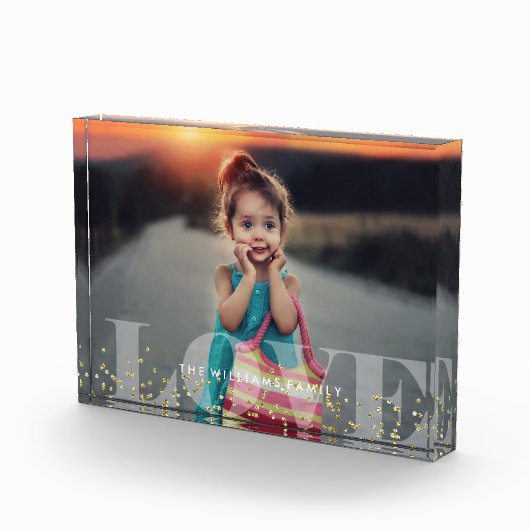 Bloc Photo Amour et étincelles (Droite)