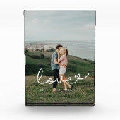 Bloc Photo Amour mignon script whimsical couple (Devant)