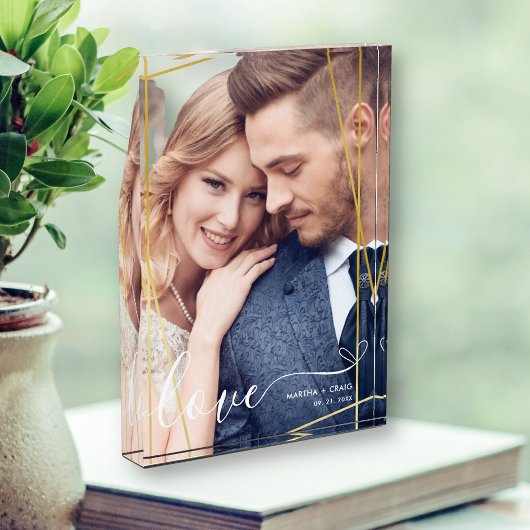 Bloc Photo Amour moderne