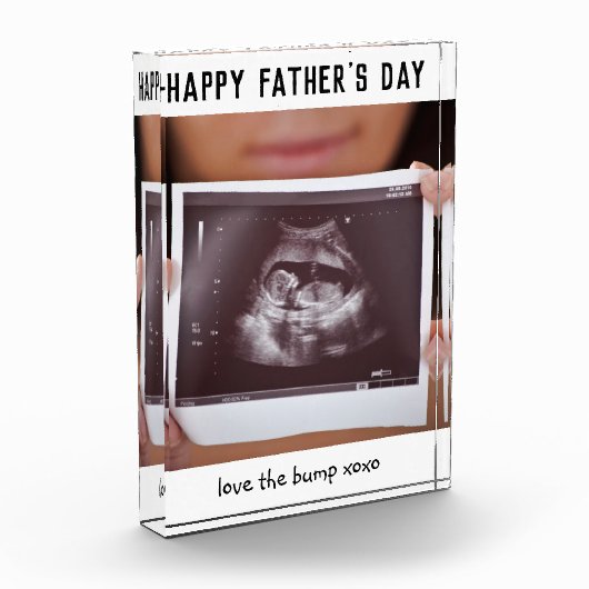 Bloc Photo Analyse de grossesse fête des pères (Gauche)