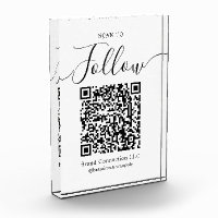 Analyser pour suivre le code QR Nom de l'entrepris