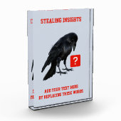 Bloc Photo Analyste en intelligence d'affaires Custom Crow (Gauche)