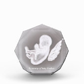 Bloc Photo Ange de neige commémoratif de fausse couche (Devant)