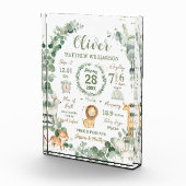 Bloc Photo Animaux de la jungle Verdure Naissance de bébé Sta (Droite)